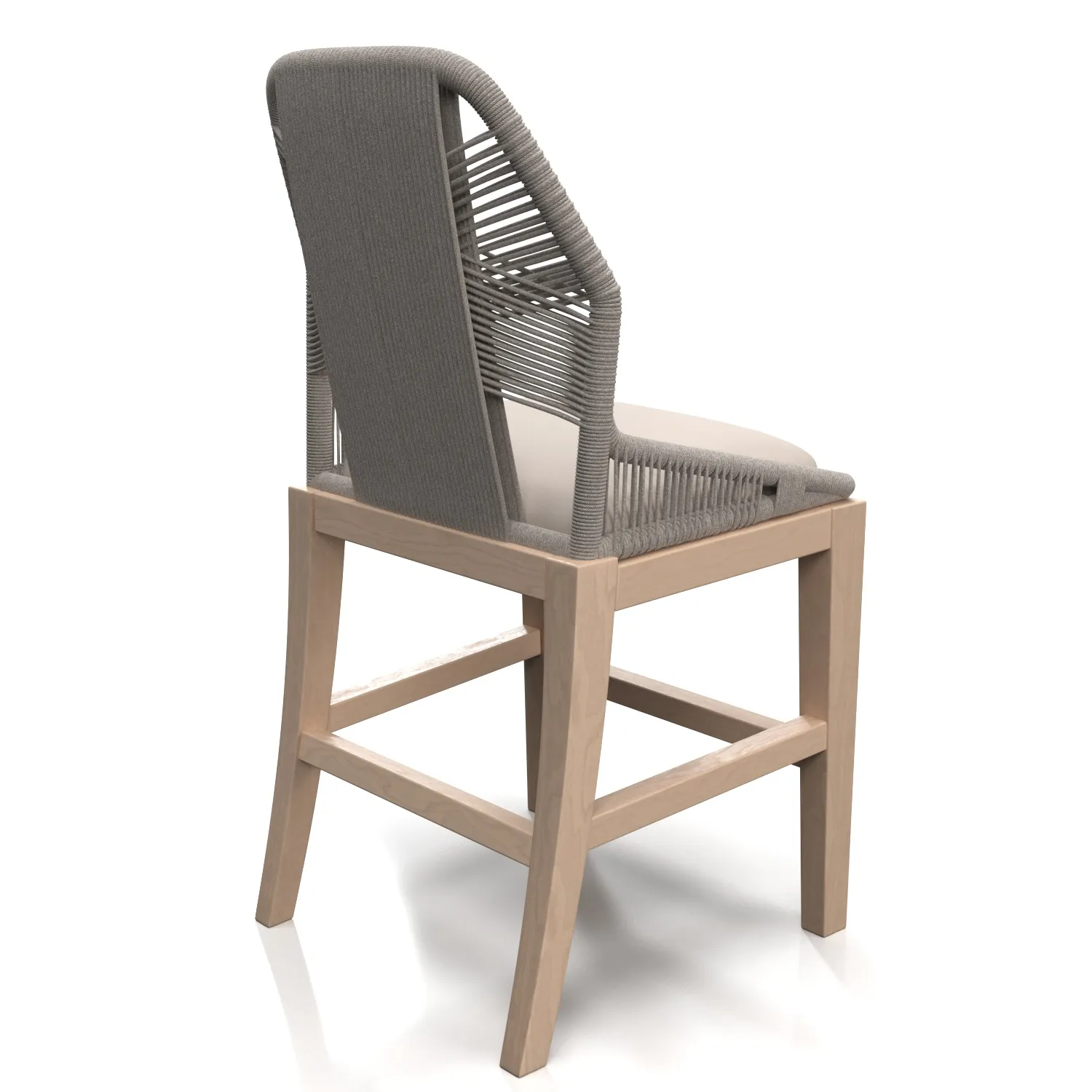 Loom Outdoor Barstool PBR 3D Model_06